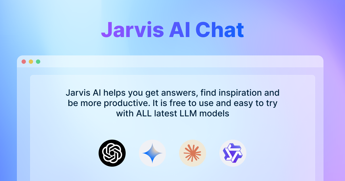 Jarvis AI: Chat GPT, Bing, Claude, Bard, BOT screenshot